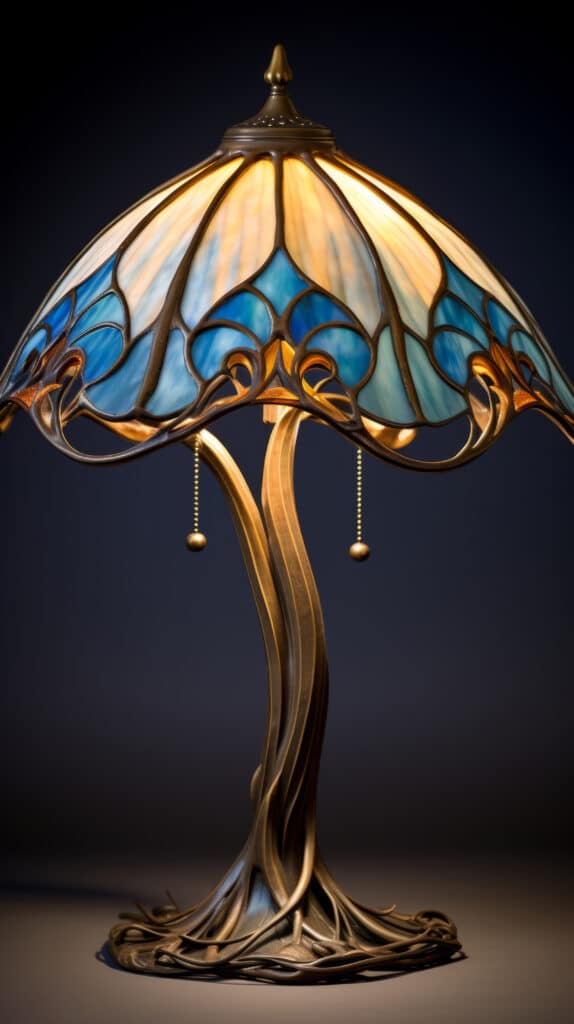 applique Tiffany style art déco